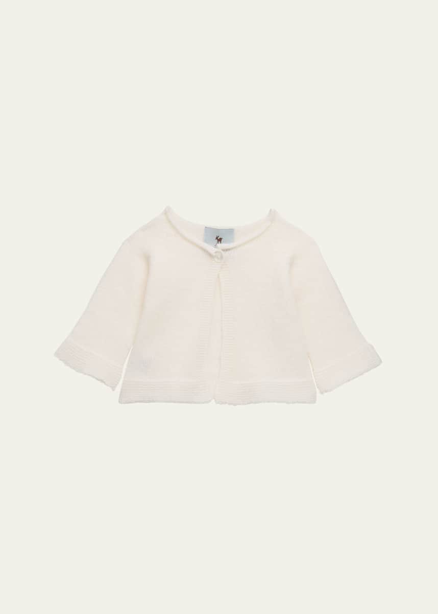 G.H.Hurt & Son Kid's Cashmere Baby Cardigan, Size Newborn