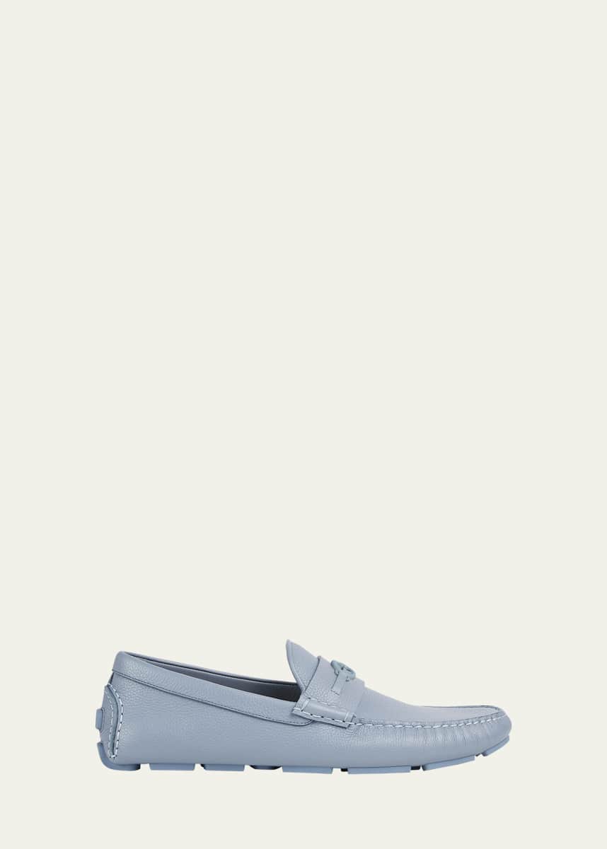 Gucci Men's Havel Interlocking G Leather Drivers