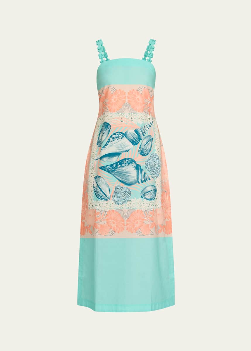 Verandah Gerbera Scarf Maxi Dress