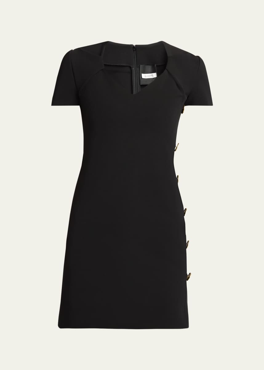 Givenchy Side Button Mini Dress