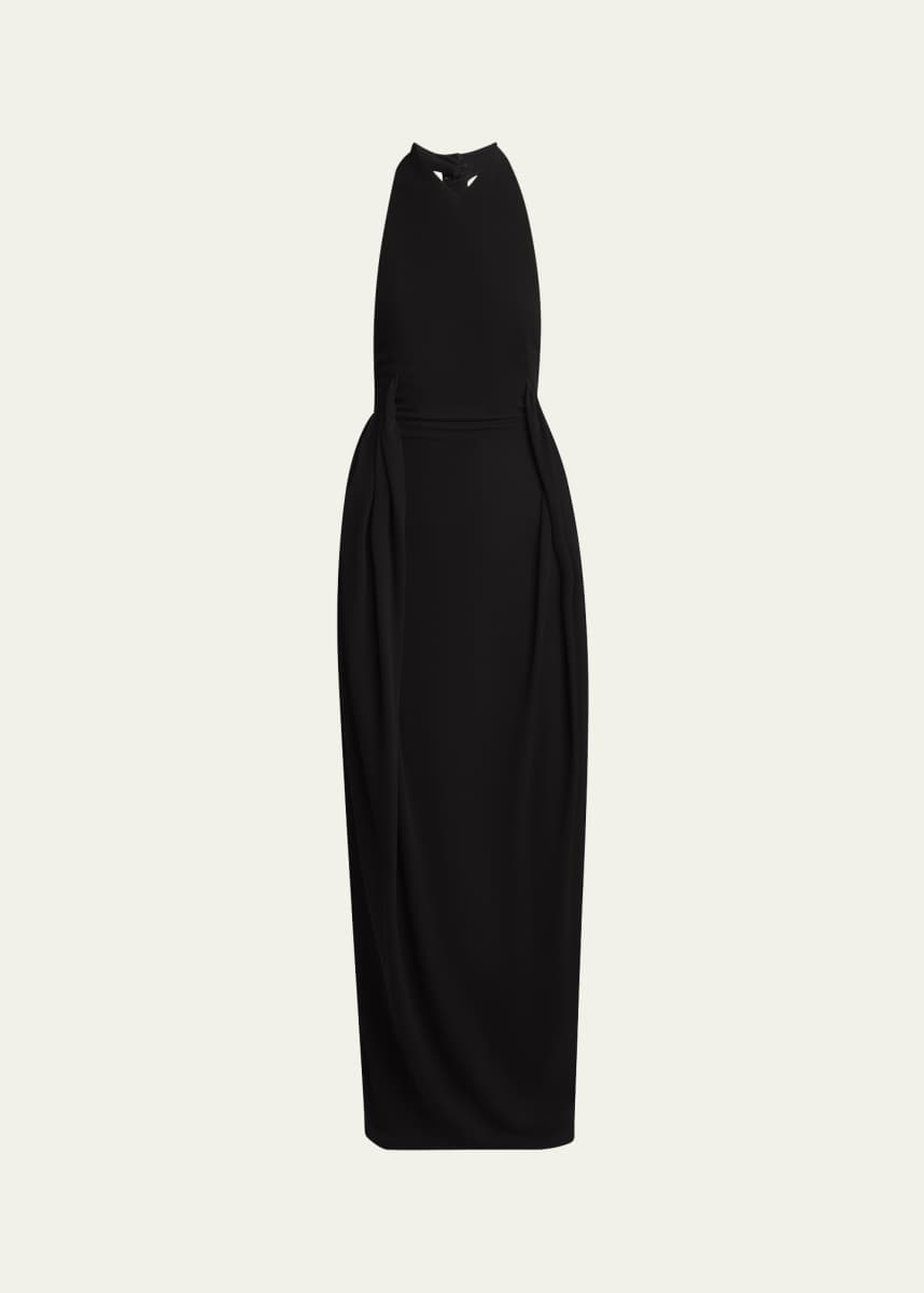 Givenchy Halter Neck Buttoned Back Gown