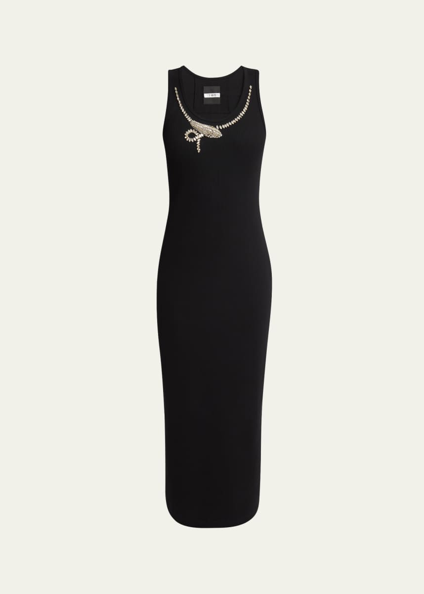 Givenchy Snake Crystal Tank Dress