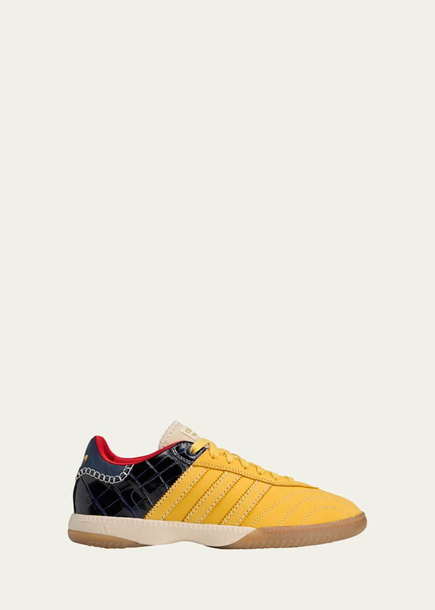 adidas x Wales Bonner Samba Millennium Colorblock Croco Leather Sneakers