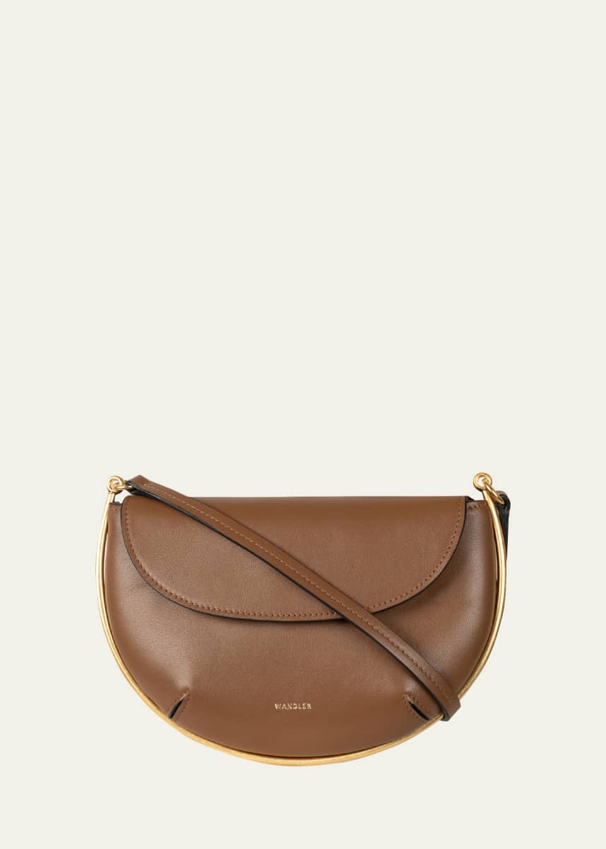 Wandler Kate Mini Flap Leather Crossbody Bag