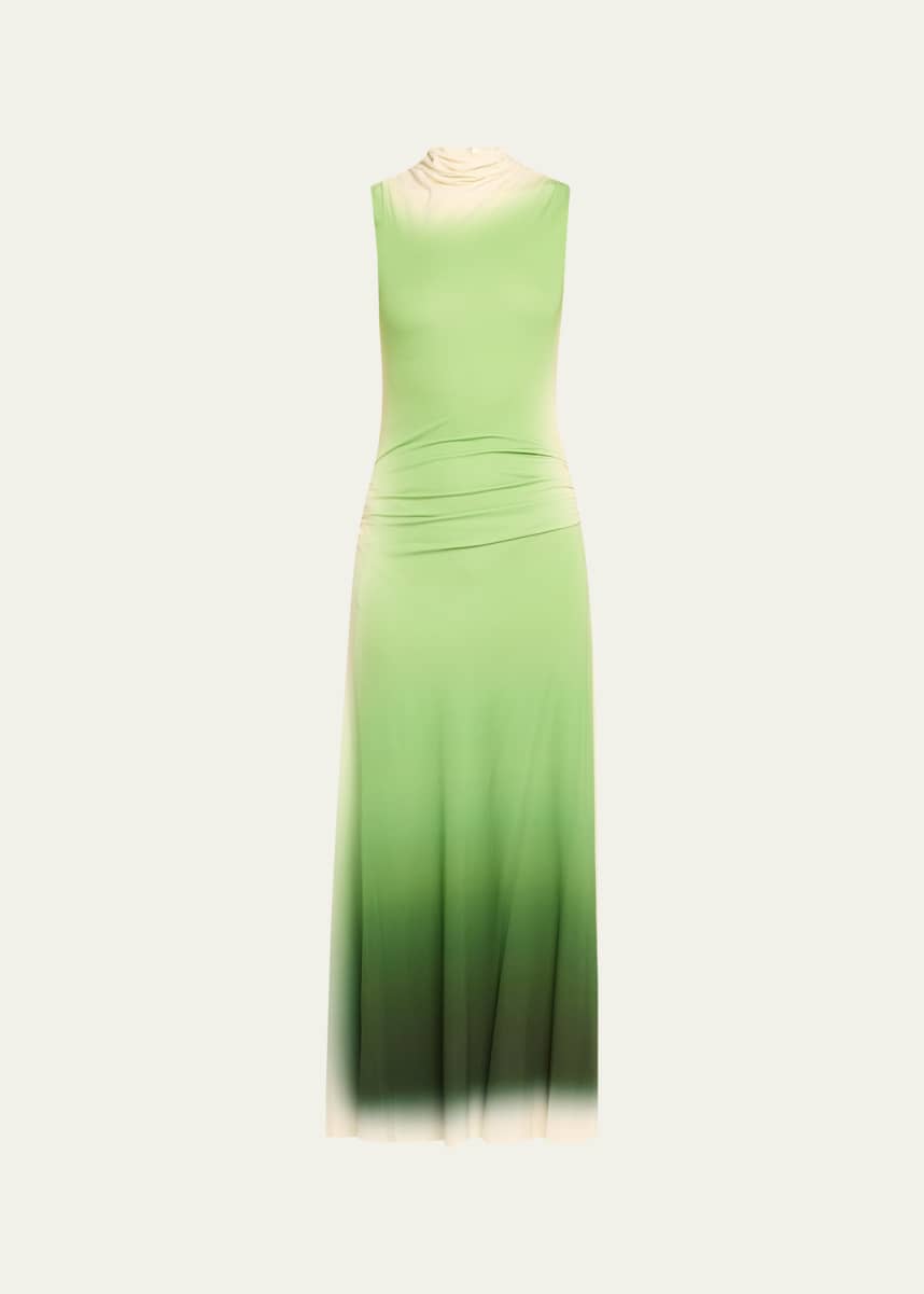 SIMKHAI Aldina Sleeveless Jersey Midi Dress