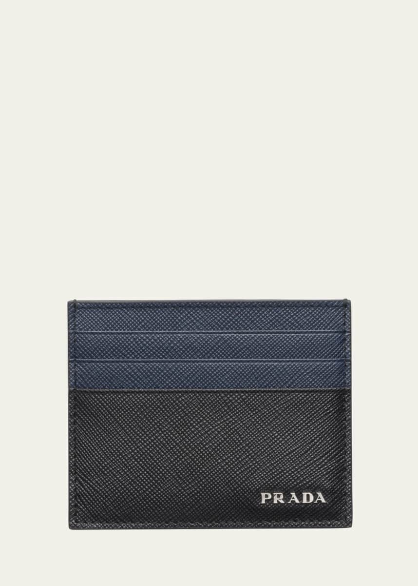 Prada Men's Saffiano Leather Card Holder