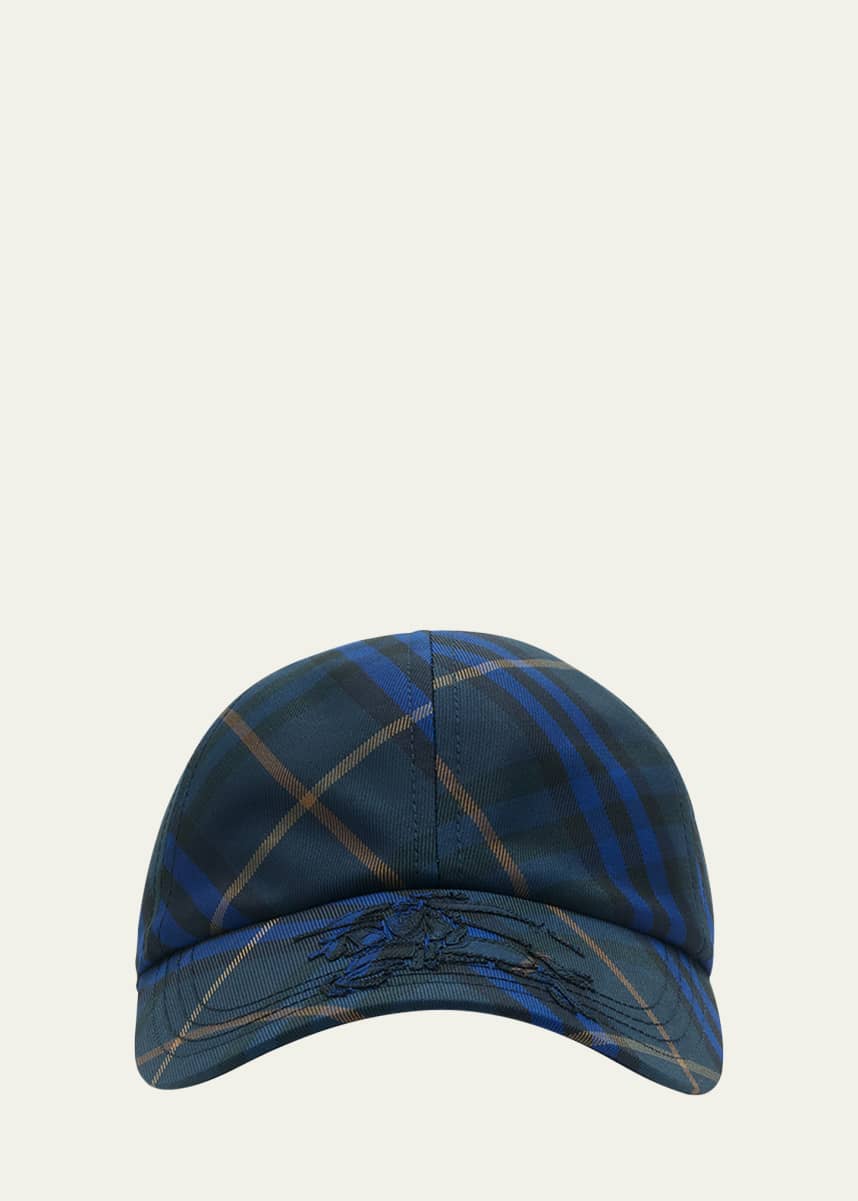 Burberry Men's EKD Check Six-Panel Baseball Cap