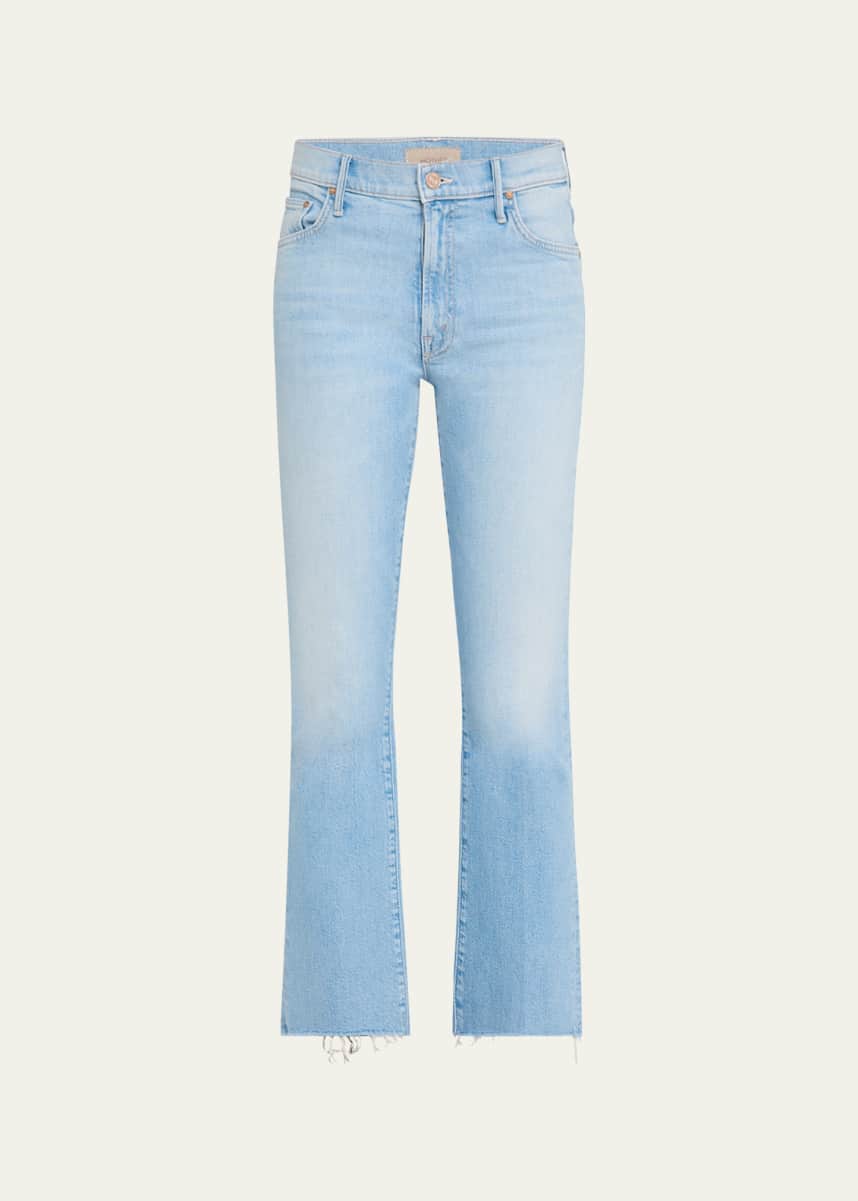 MOTHER The Insider Ankle Fray Jeans