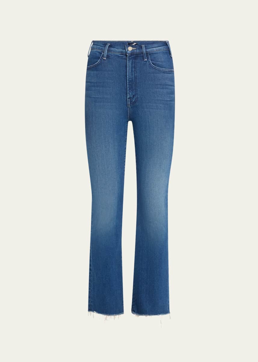 MOTHER The Hustler Flood Fray Jeans