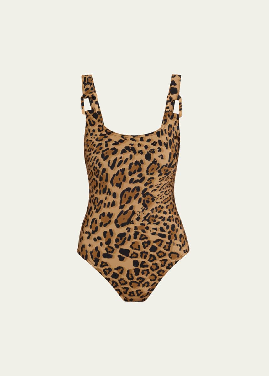 Karla Colletto Izzy Scoop-Neck One-Piece Swimsuit