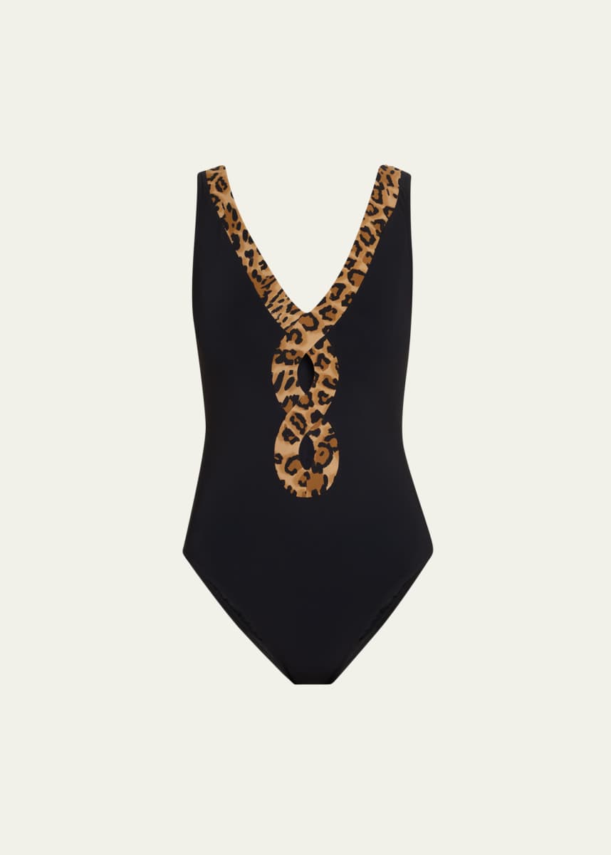 Karla Colletto Izzy V-Neck One-Piece Swimsuit