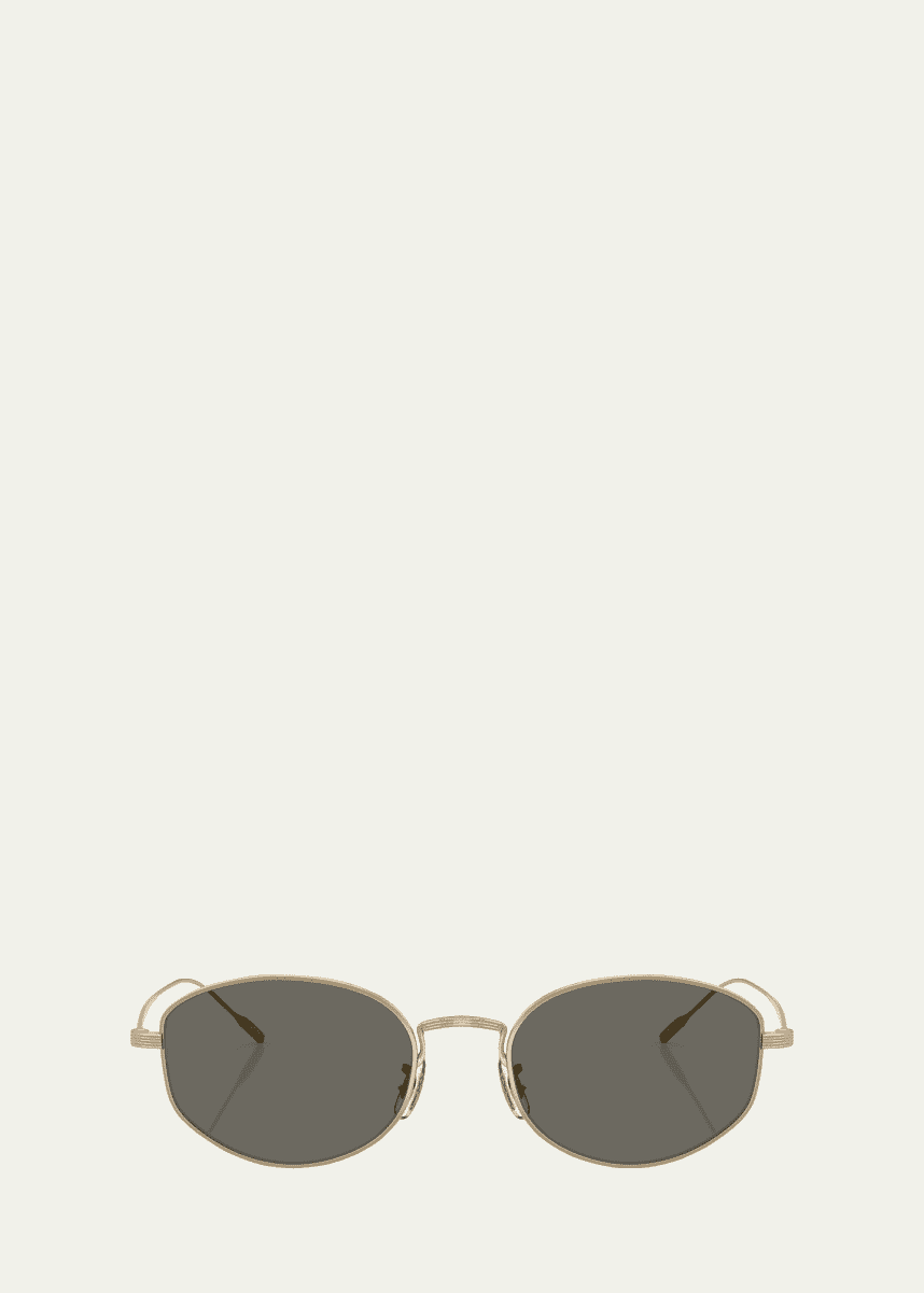 Oliver Peoples ov1347st Oval Titanium Sunglasses
