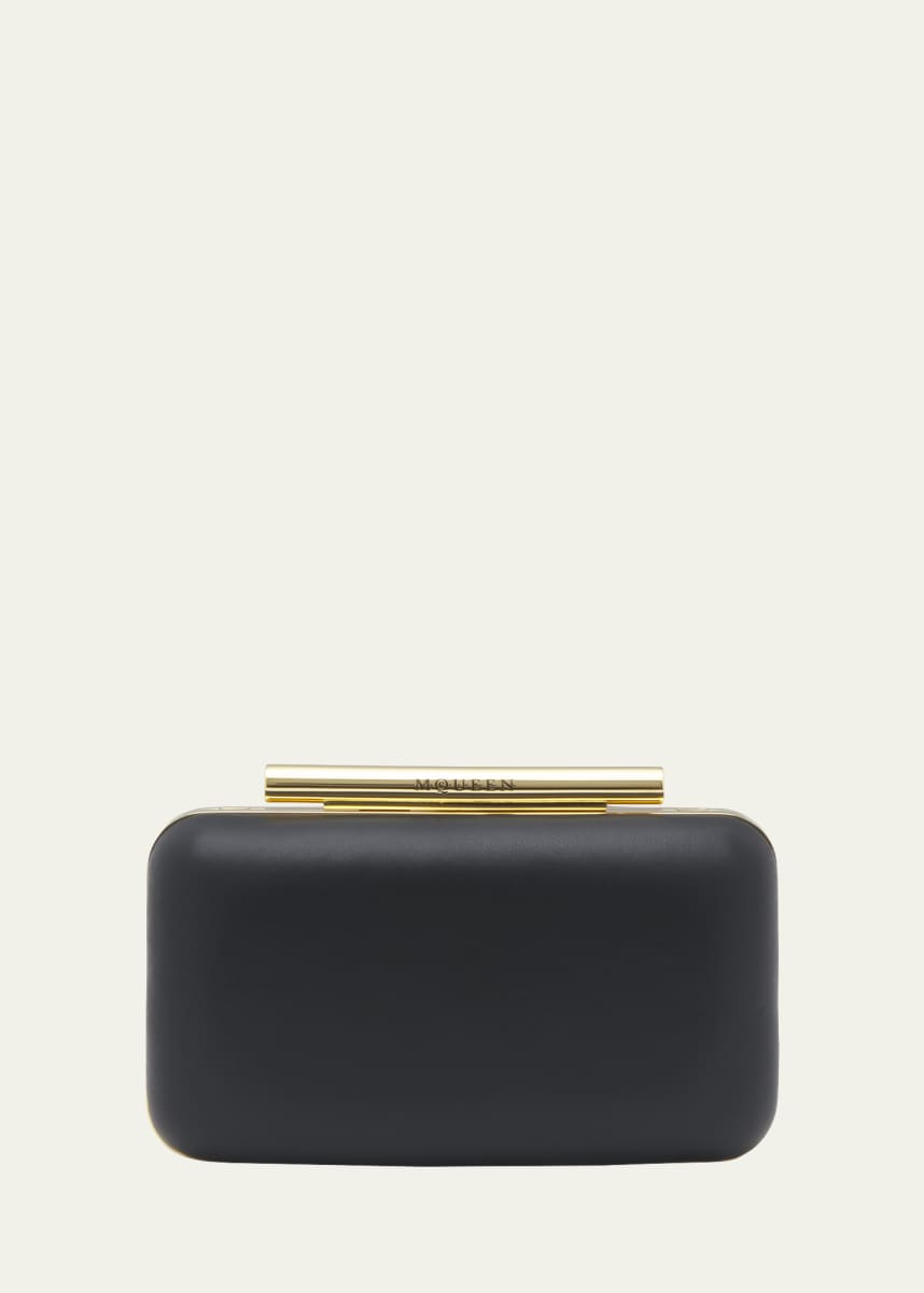 McQueen T-Bar Box Clutch Bag