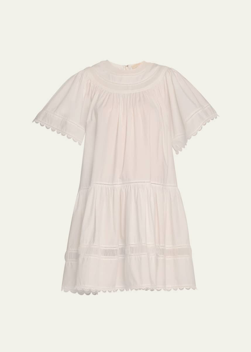 Ulla Johnson Oumi Cotton Lace Mini Dress