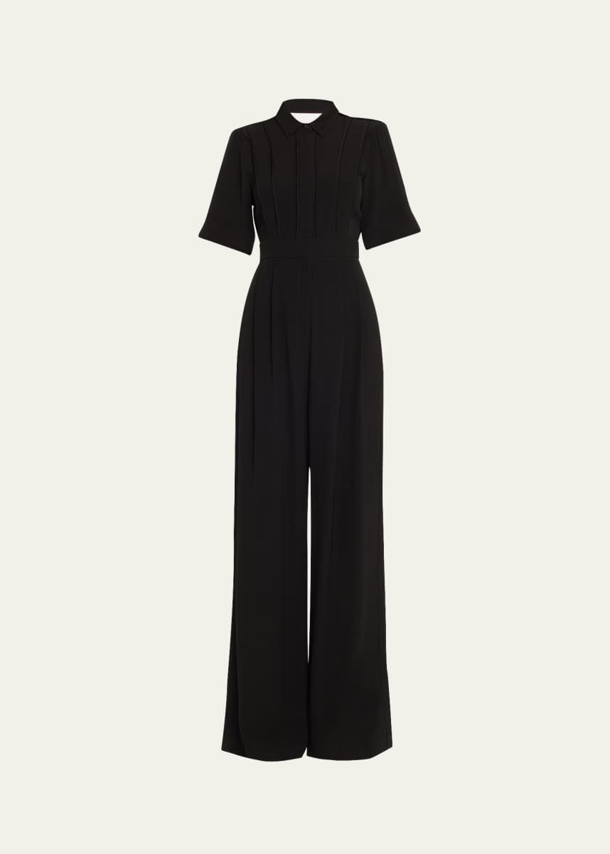 Ulla Johnson Deia Open Back Wide-Leg Jumpsuit