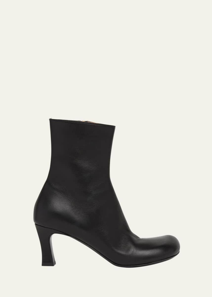 Bottega Veneta Nico Napa Side-Zip Ankle Boots