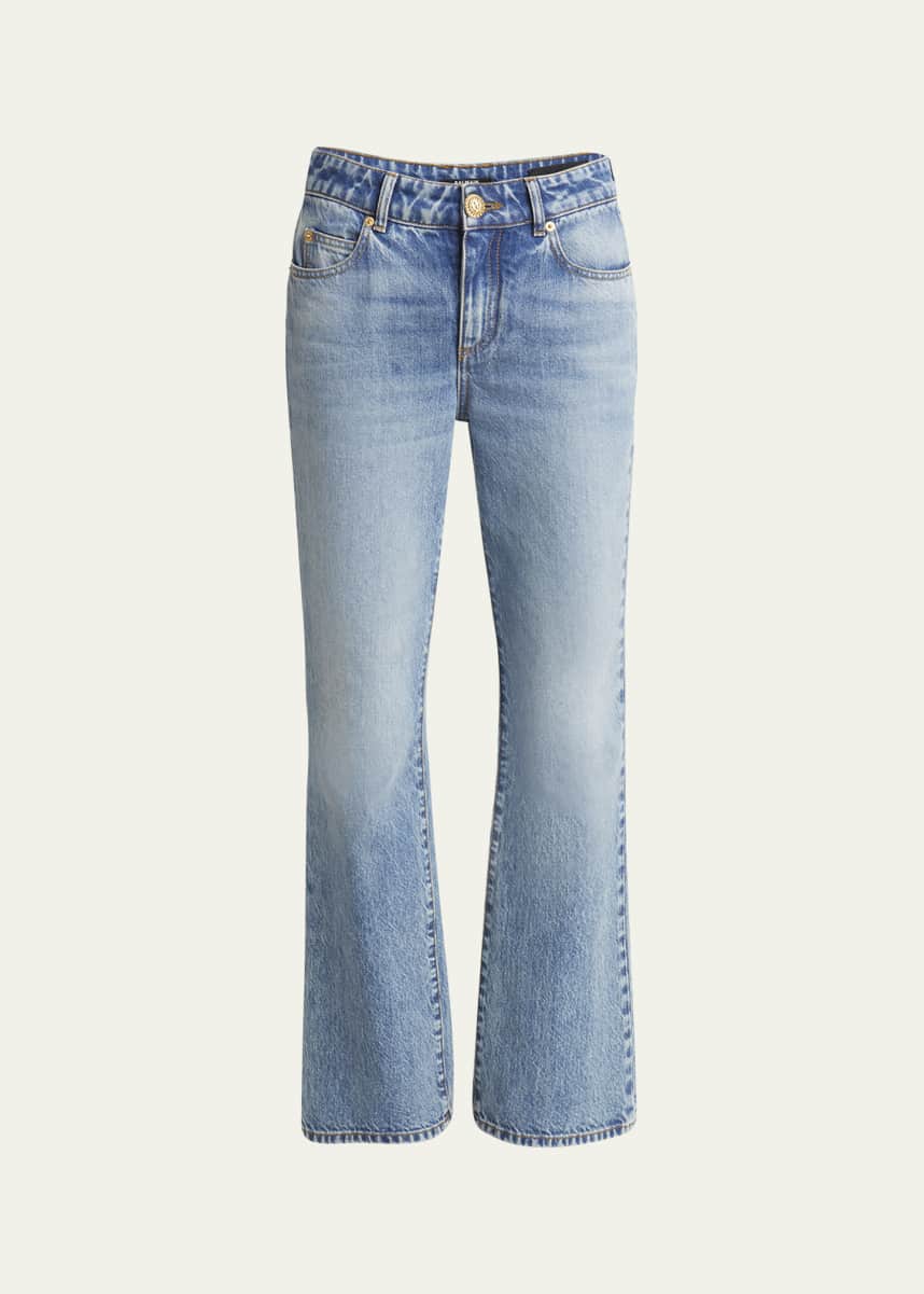 Balmain Flared Denim Pants