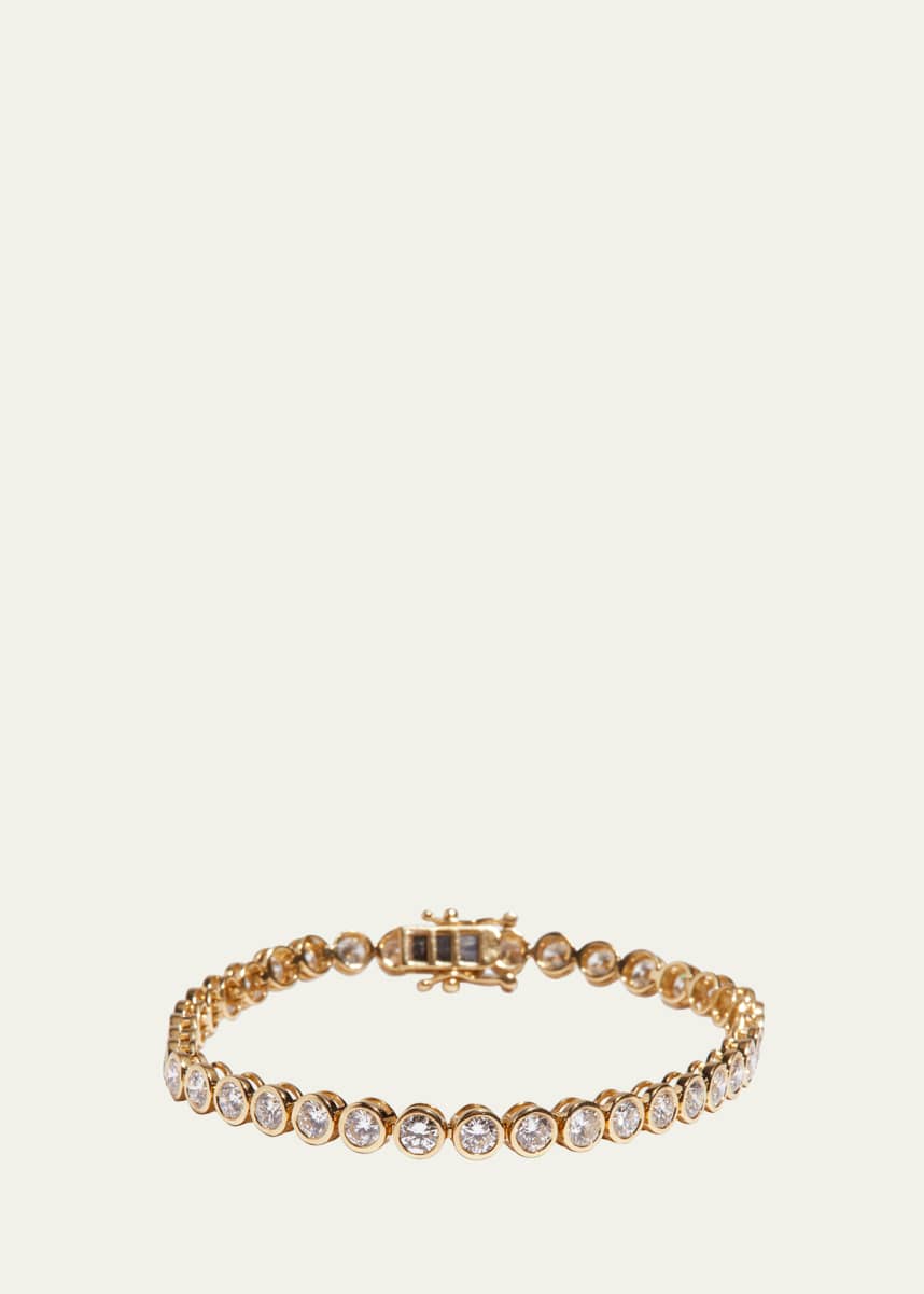 Kendall Row 14K Yellow Gold Lab Grown Diamond Tennis Bracelet