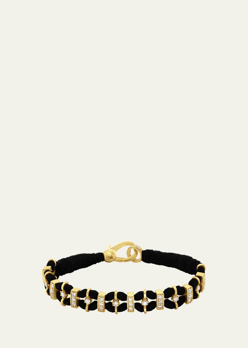 JIA JIA 14K Yellow Gold Diamond Woven Bracelet