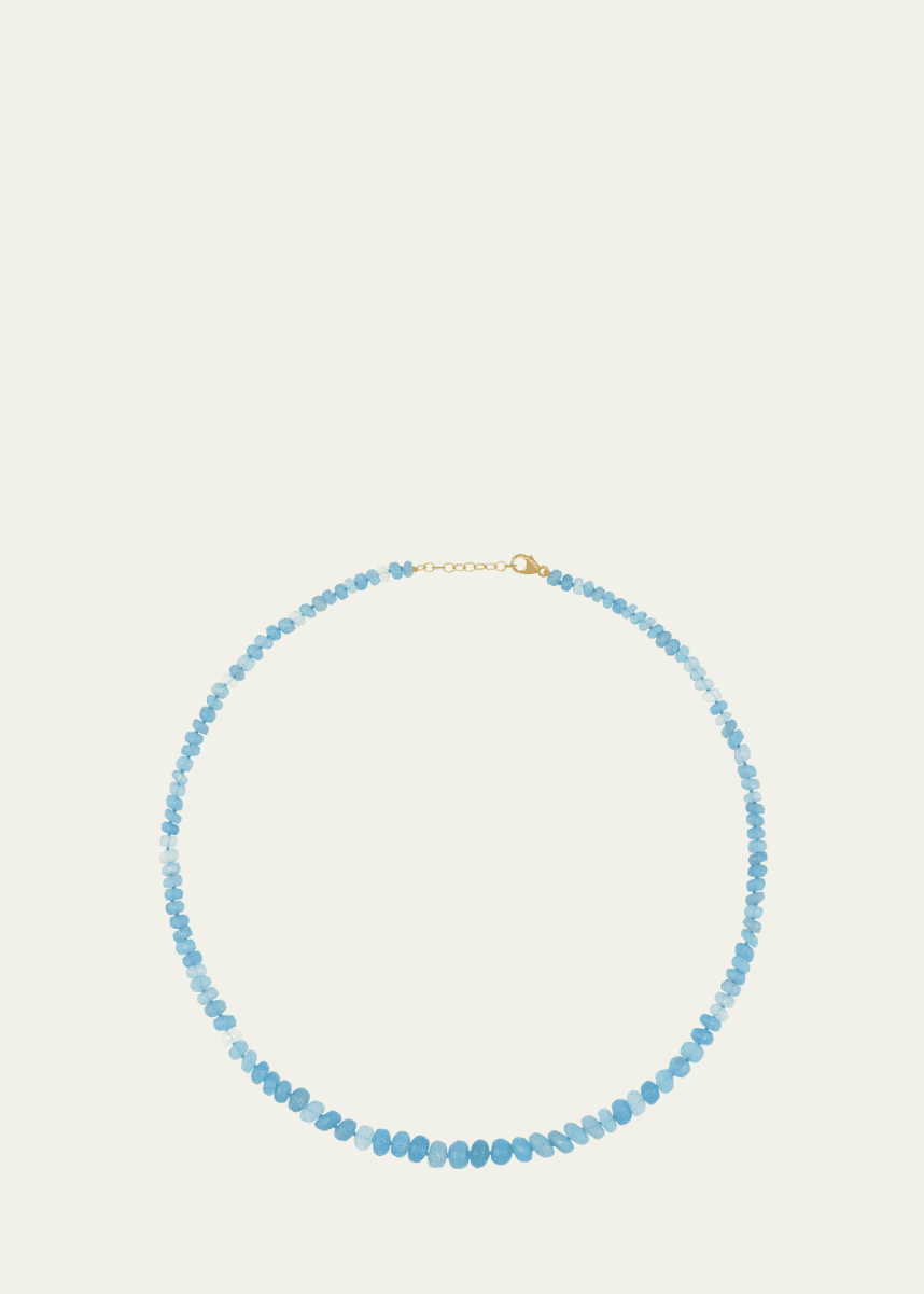 JIA JIA Blue Faceted Large Opal Necklace