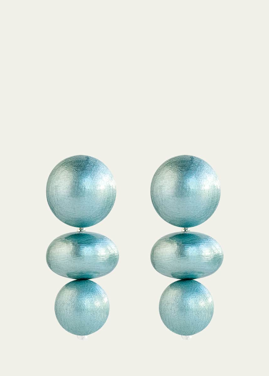 Saule Label Nola Aqua Blue Earrings