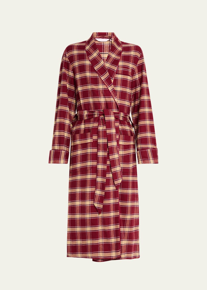 Derek Rose Men's Kelburn 48 Flannel Robe