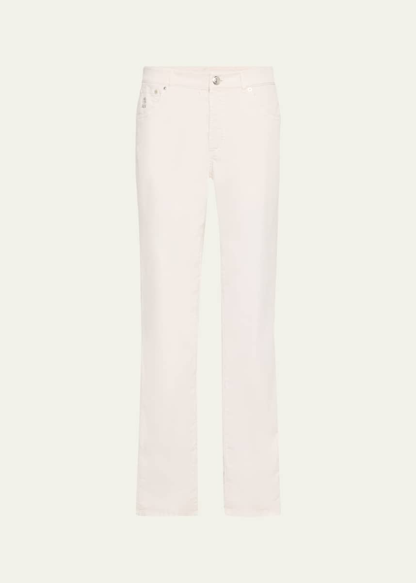 Brunello Cucinelli Men's Slim Five-Pocket Pants