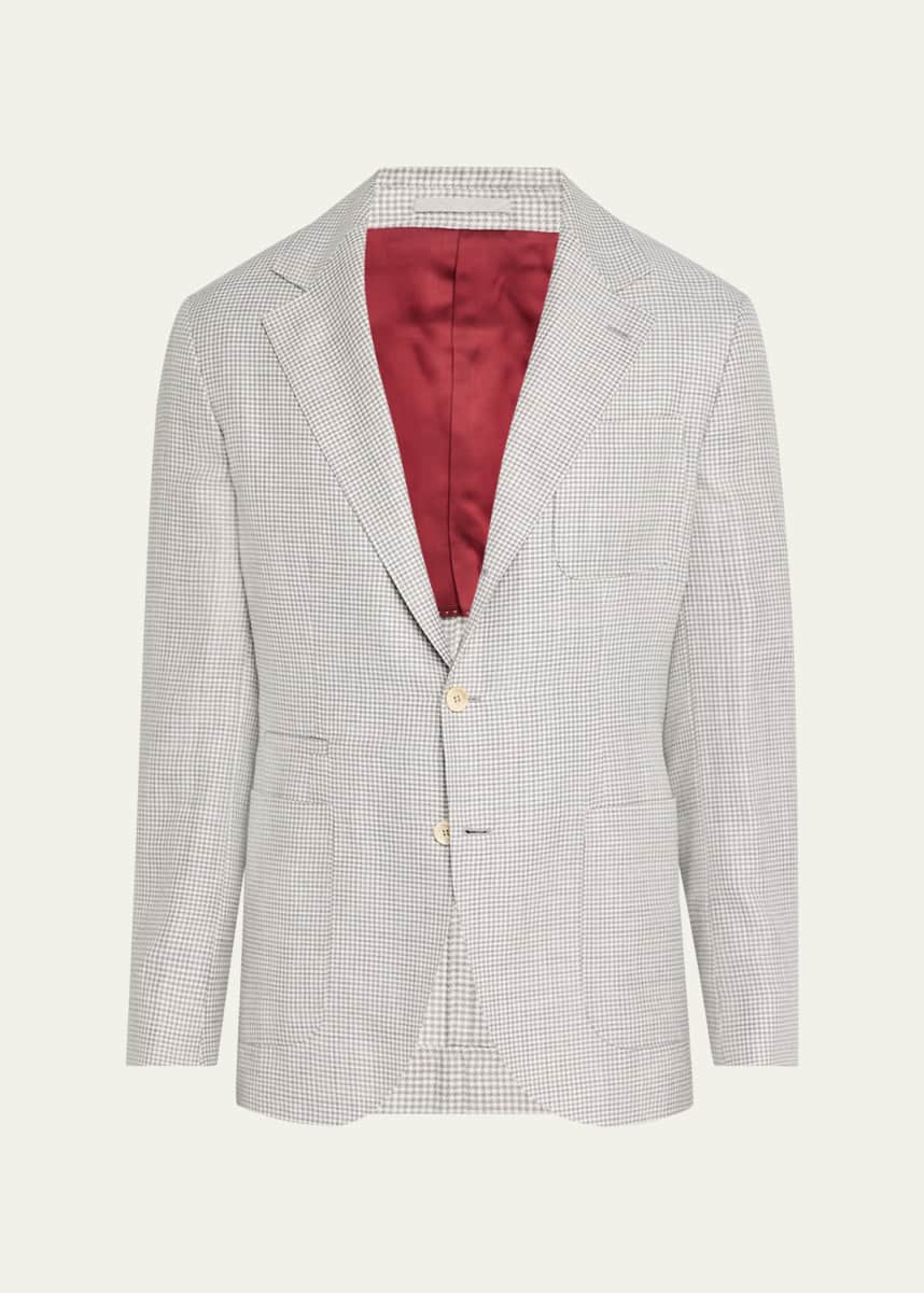 Brunello Cucinelli Men's Houndstooth Sport Coat