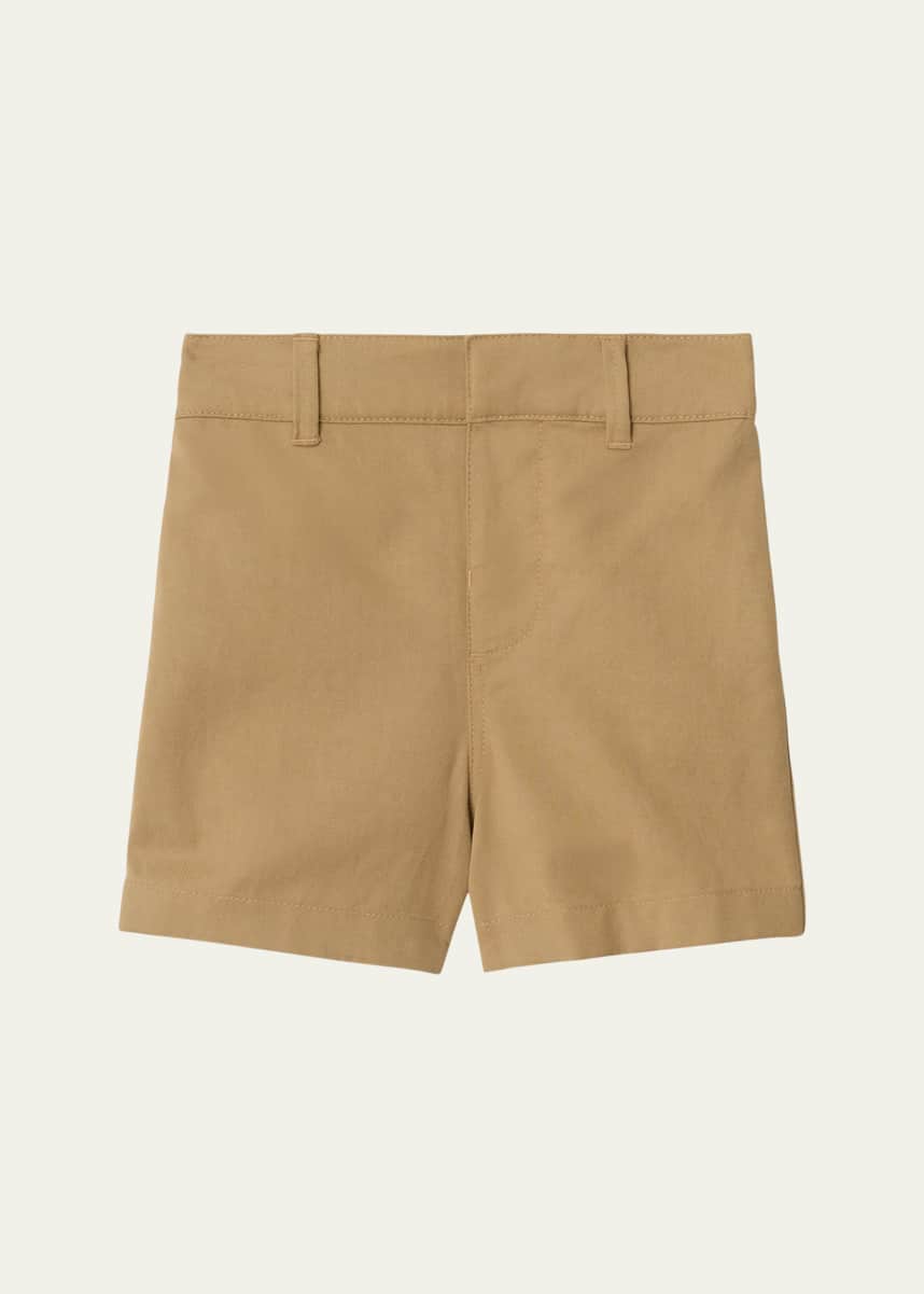 Burberry Boy's Oscar Embroidered EKD Shorts, Size 12M-2