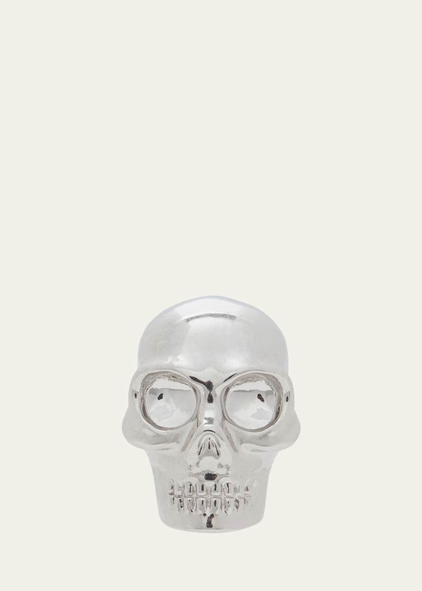 McQueen Men's Skull Stud Earring, Single