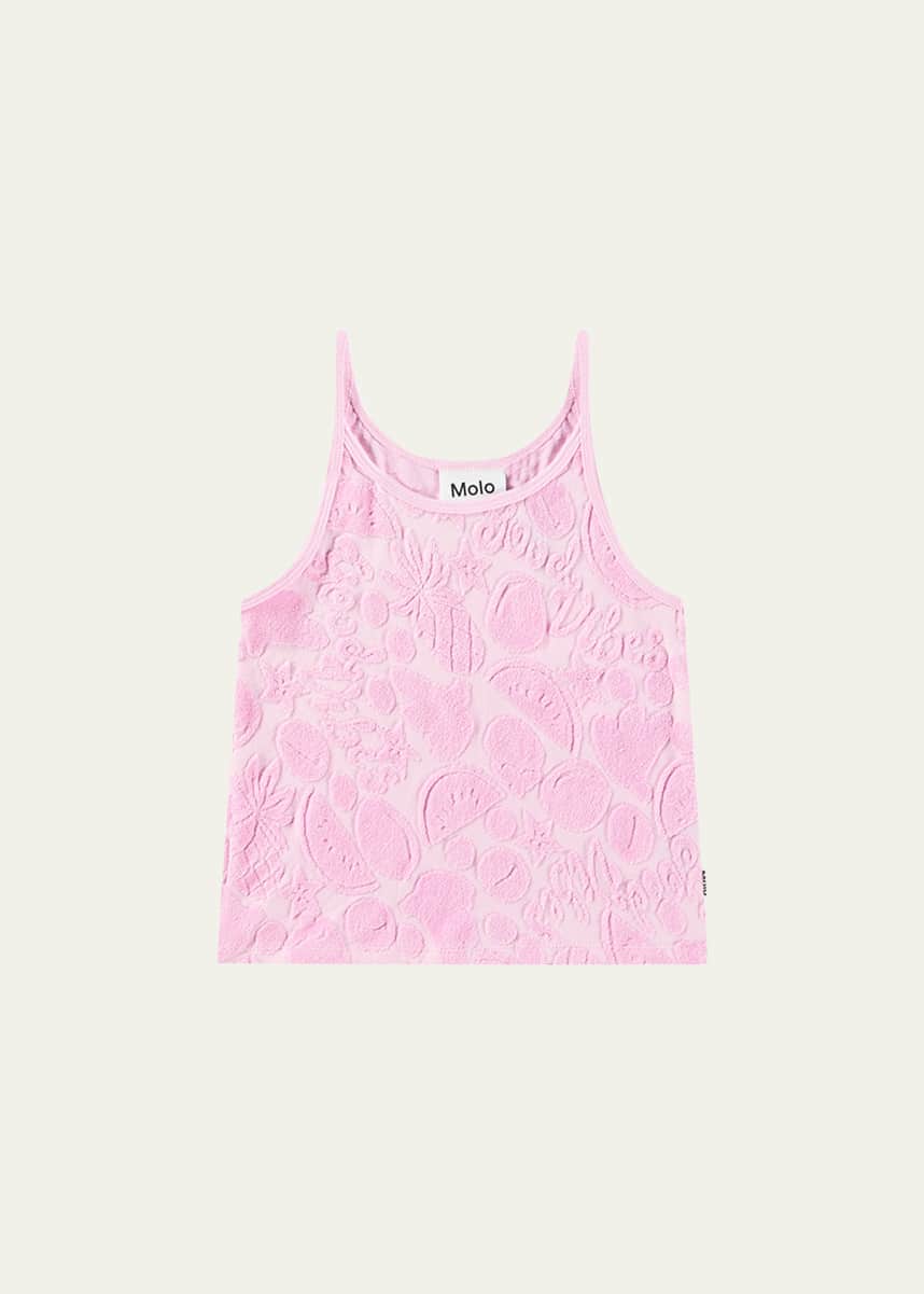 Molo Girl's Rizi Terry Tank Top, Size 8-16