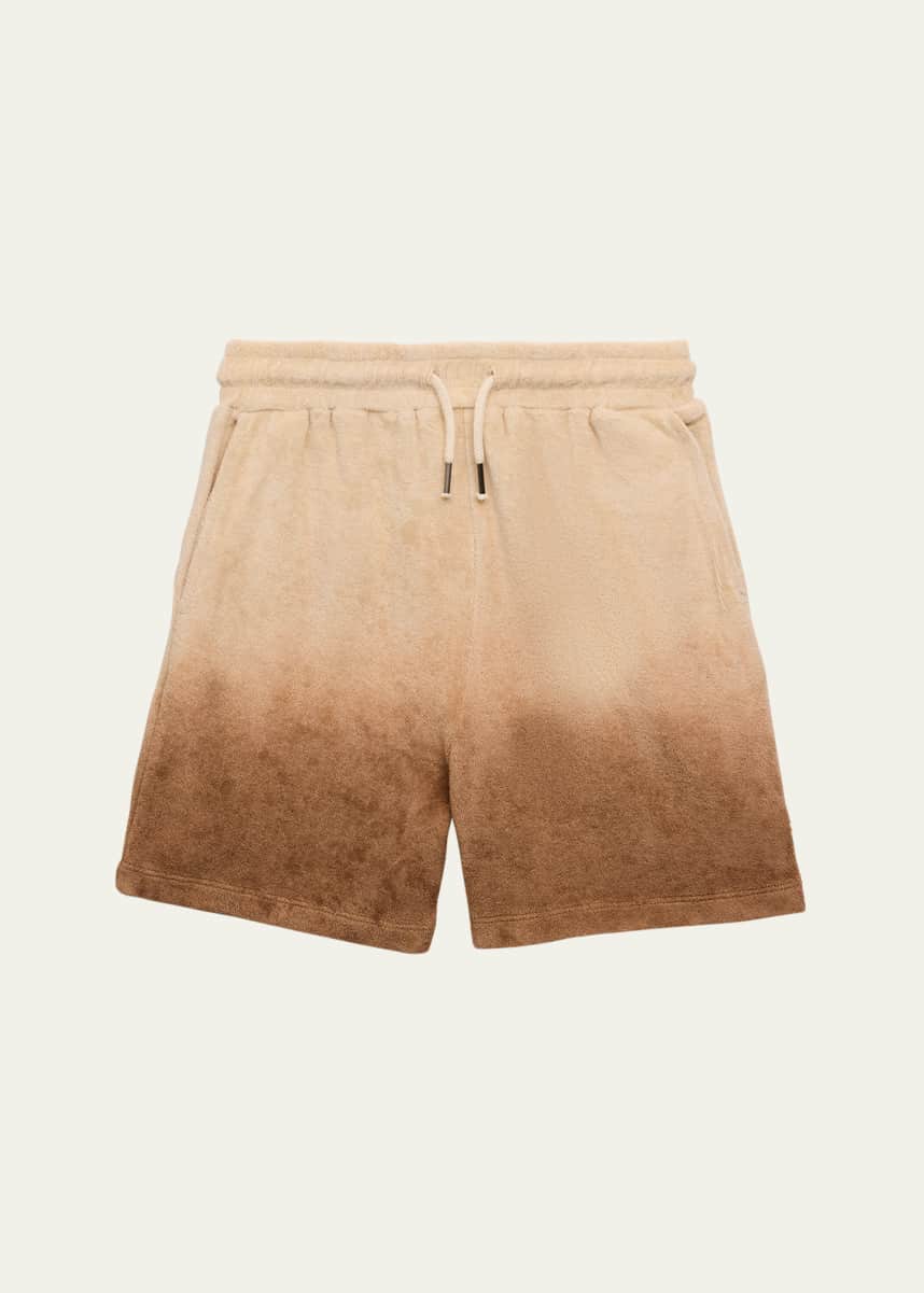 Molo Boy's Abay Ombre Cotton Drawstring Shorts, Size 8-16