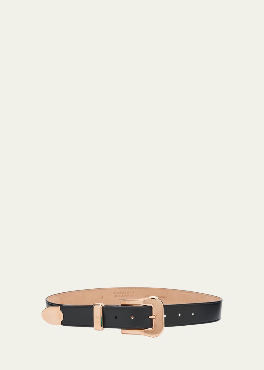 Gabriela Hearst Maireed Leather Belt