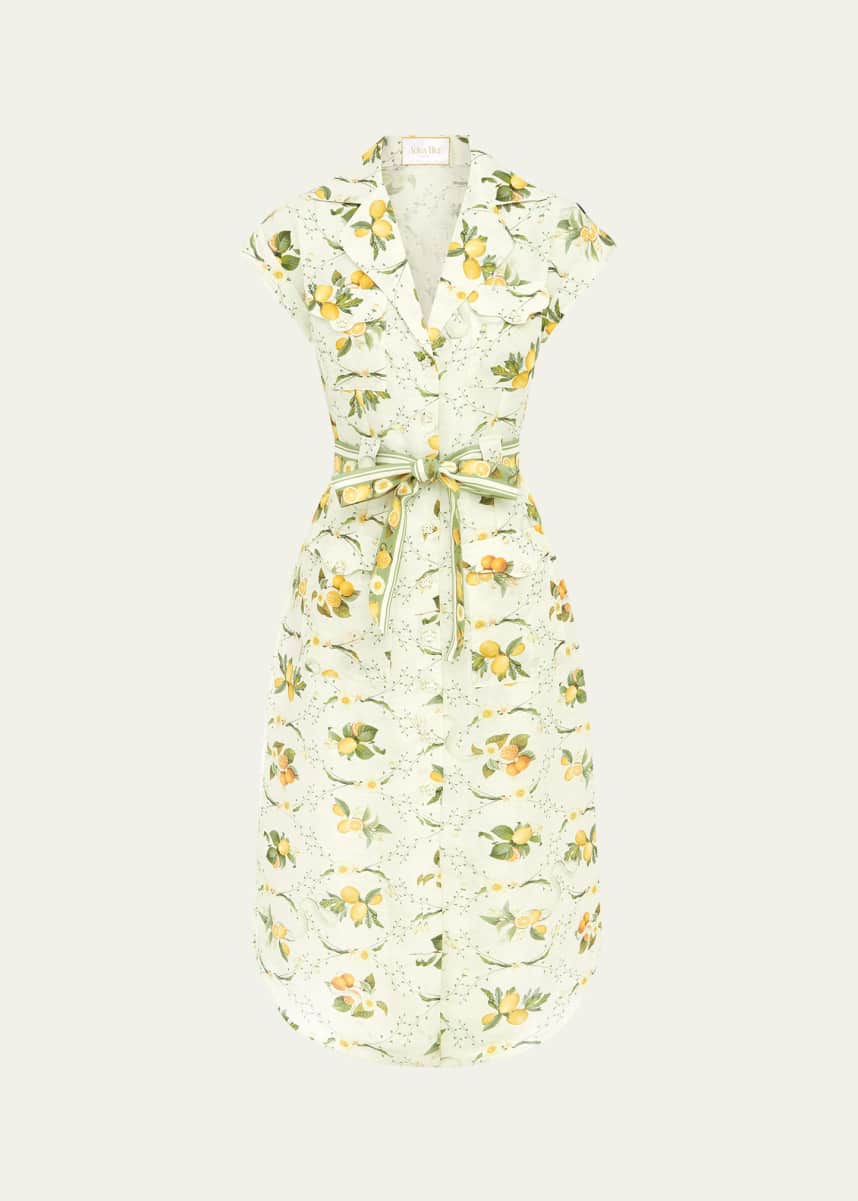 Aqua Blu Australia Camilla Belted Midi Shirtdress