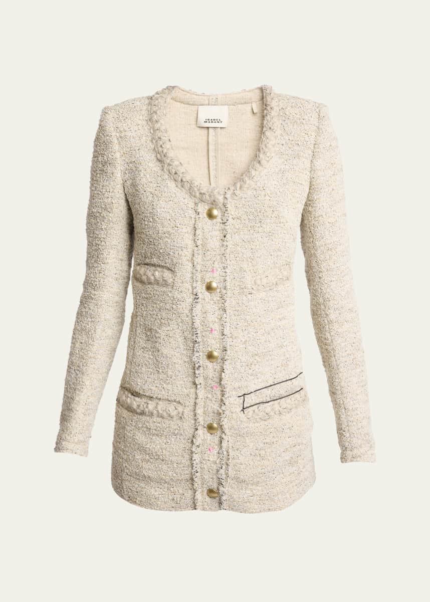 Isabel Marant Germina Cloudy Cowens Long Jacket