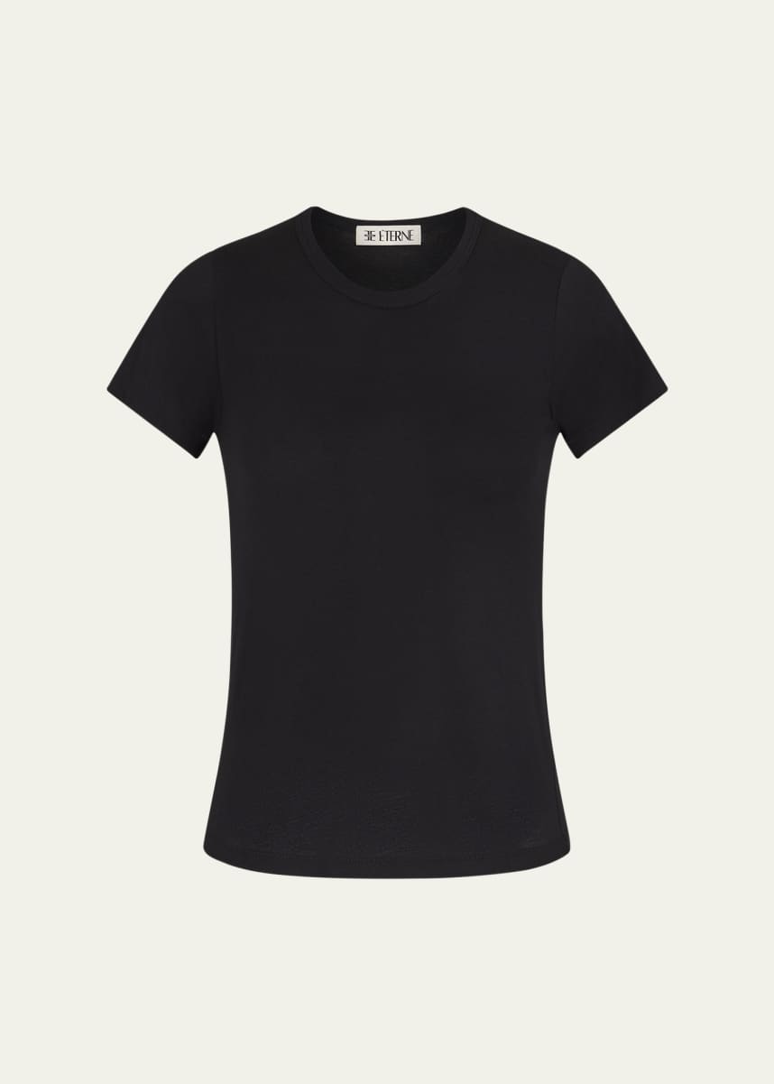 Eterne Fitted Crewneck Short-Sleeve T-Shirt