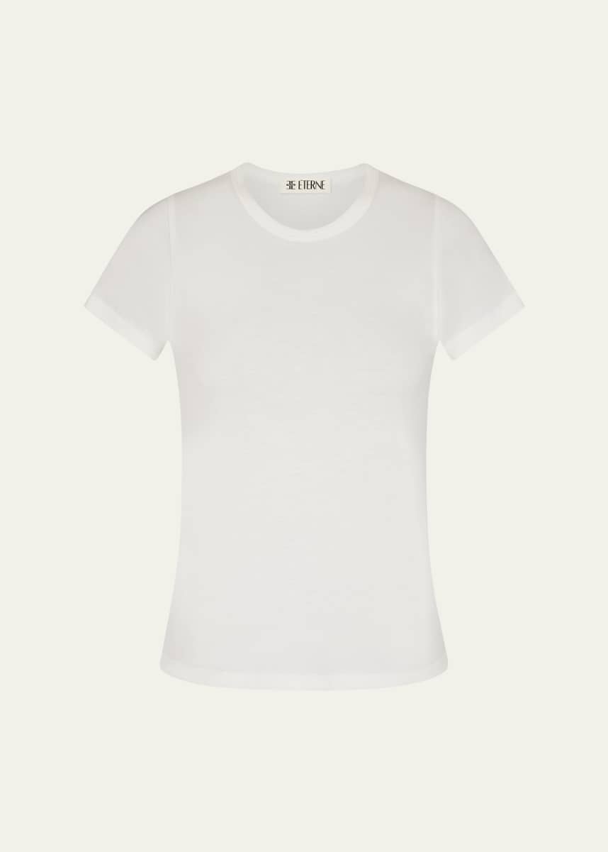Eterne Fitted Crewneck Short-Sleeve T-Shirt