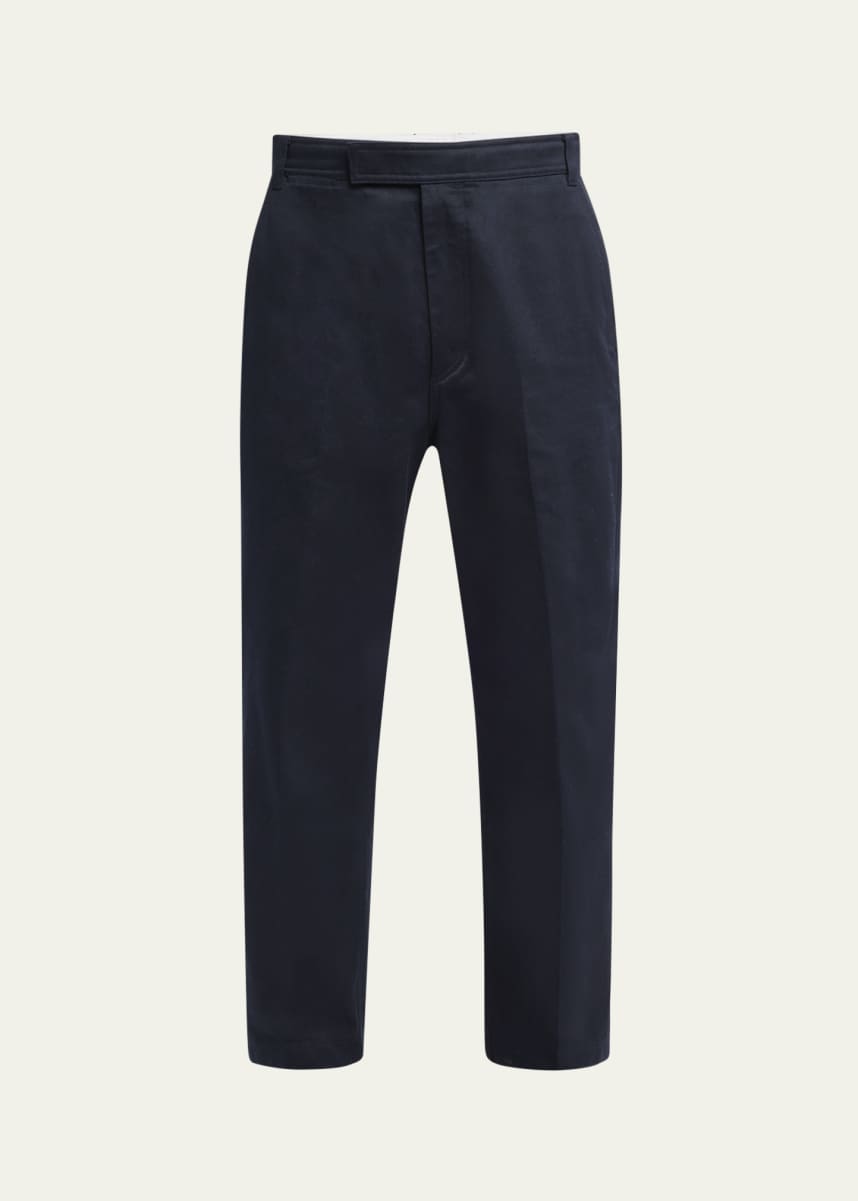 Thom Browne Men's Garment-Dyed Chino Pants
