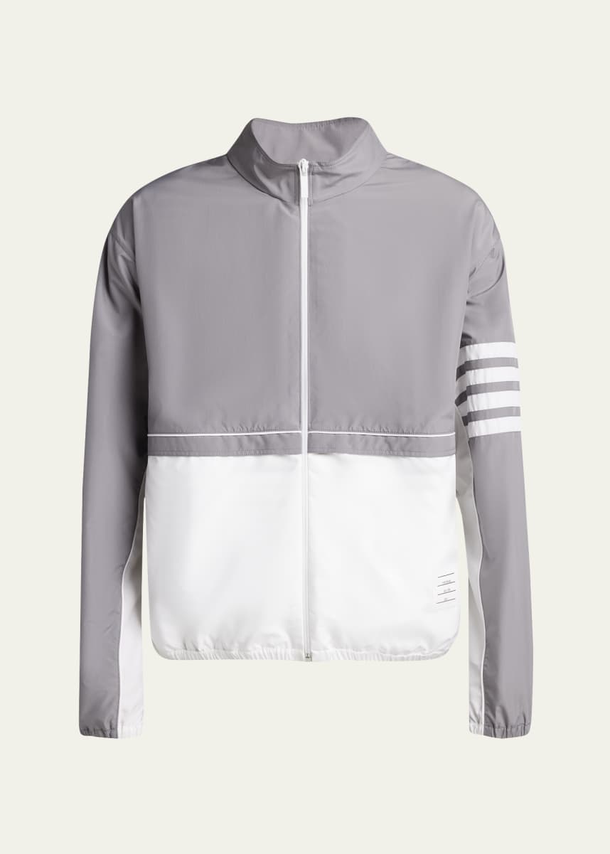 Thom Browne Men's Colorblock Ripstop Jacket