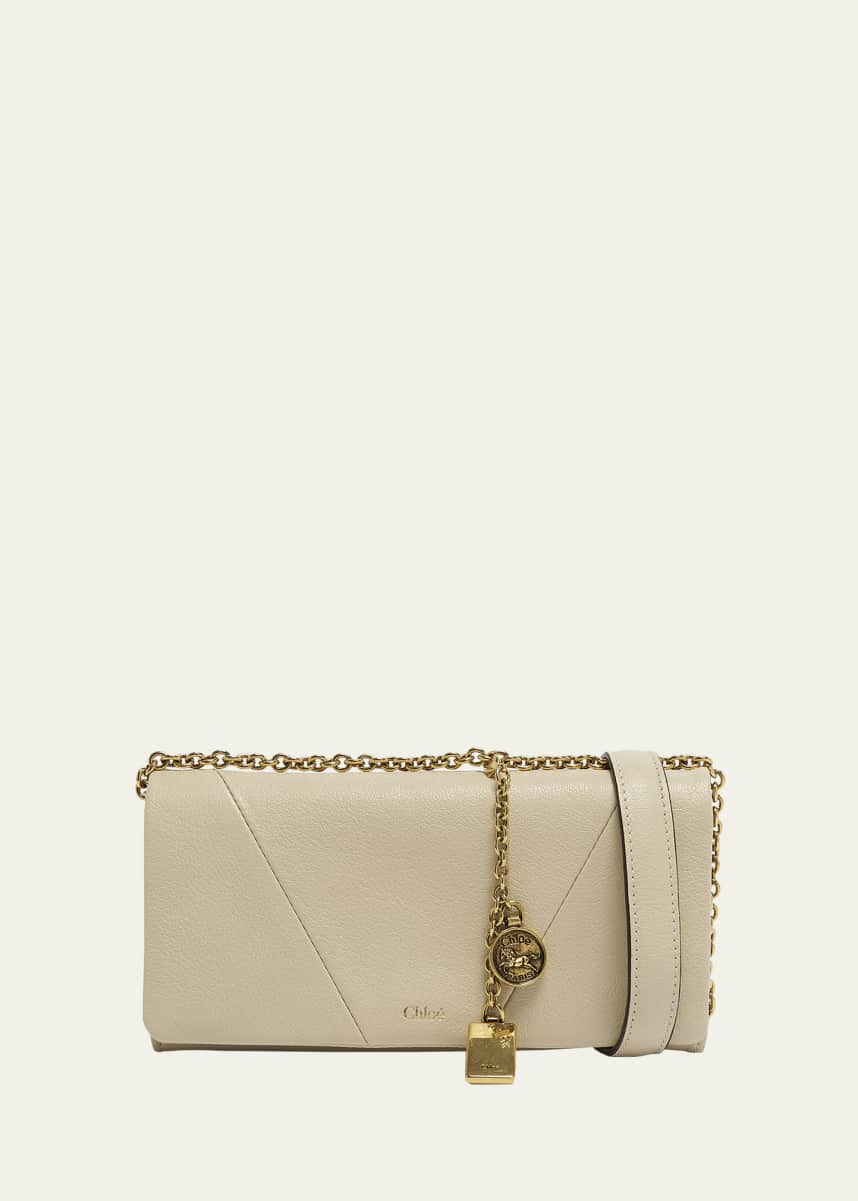 Chloe Foulard Flap Crossbody Bag in Buffalo Leather