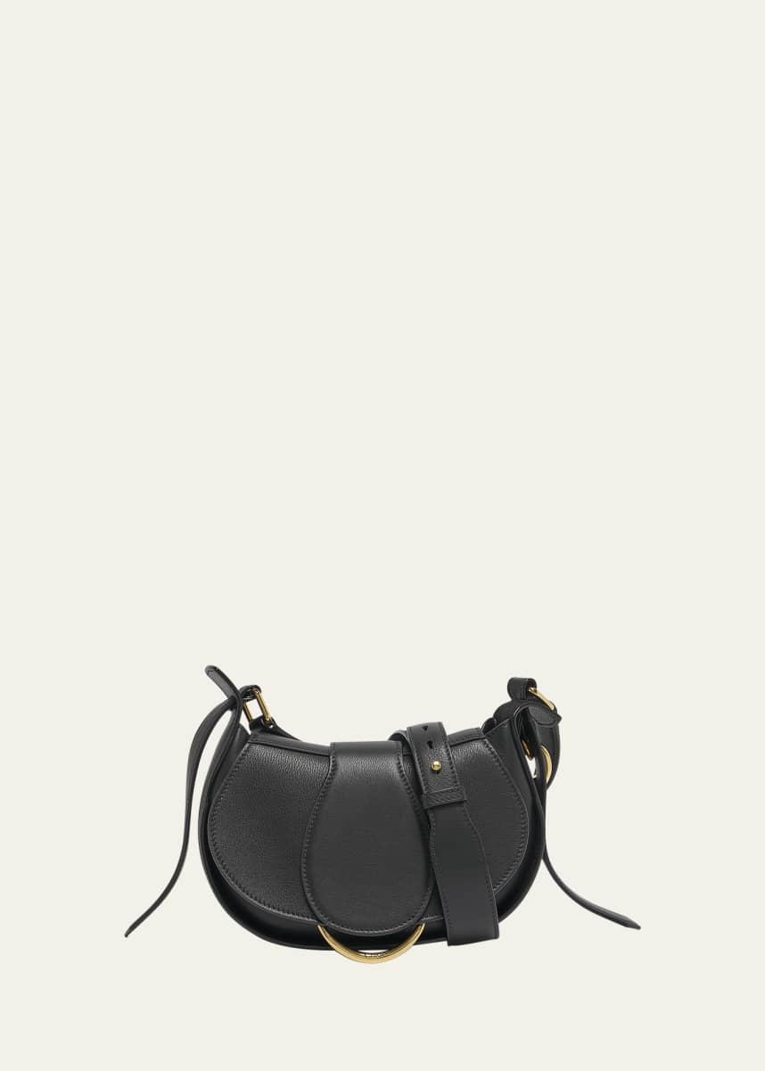 Chloe Ride Small Flap Crossbody Bag in Calfskin