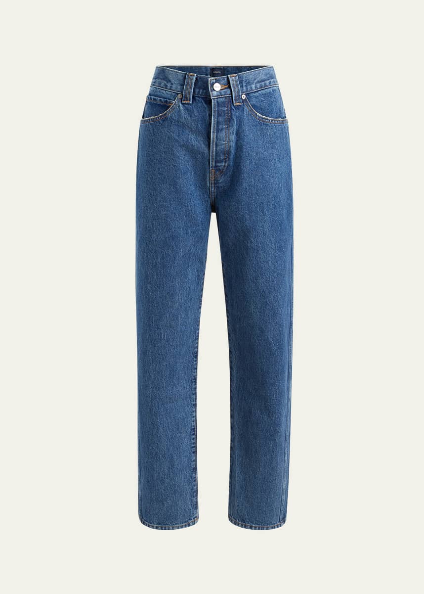 Khaite Corben Straight Leg Jeans