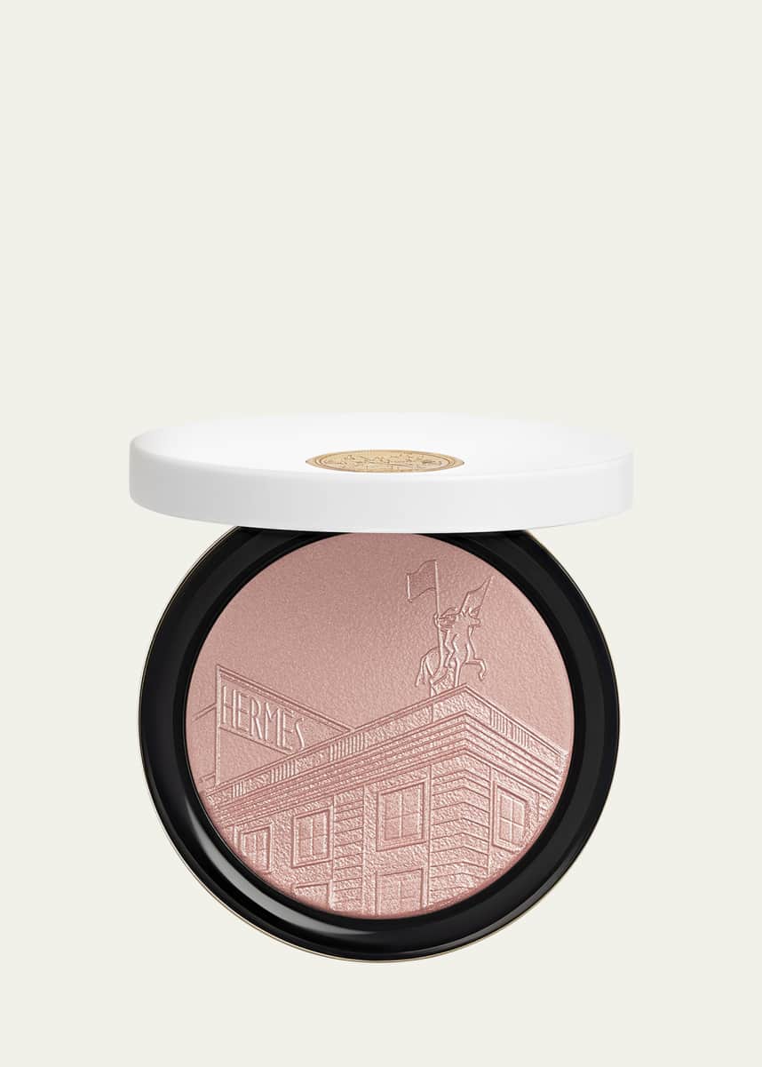 Hermes Limited Edition 24 Faubourg Face & Eye Illuminating Powder, Rose Gold