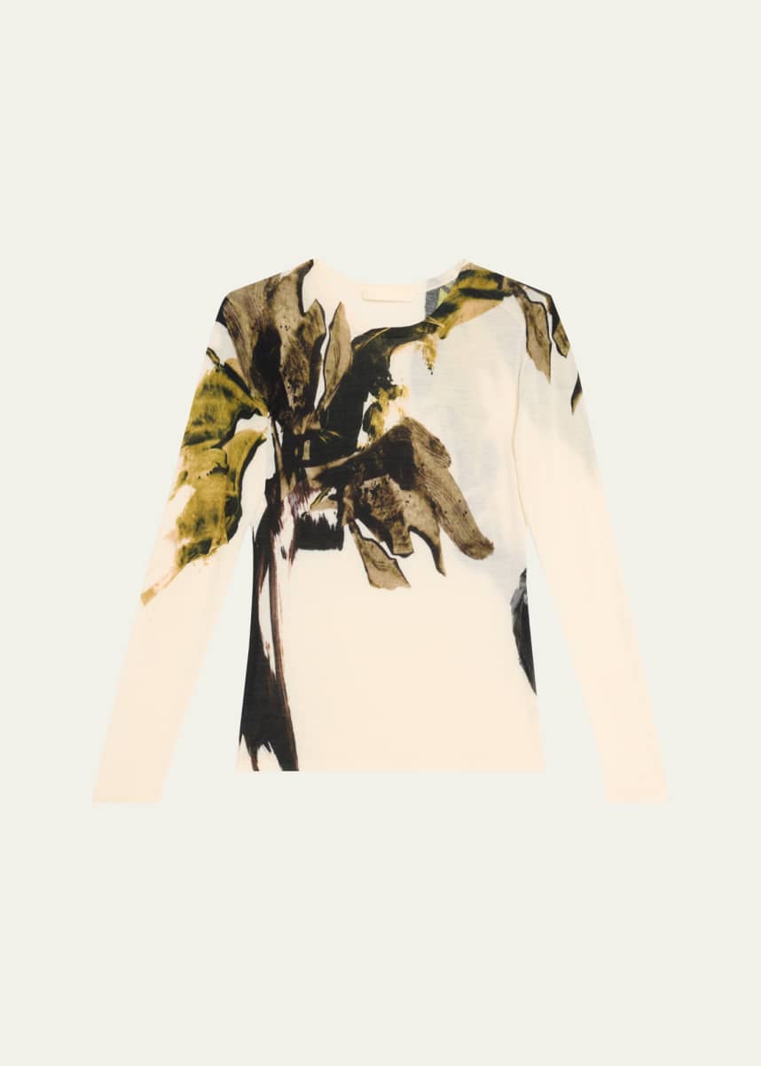 Jason Wu Collection Brushstroke Merino Wool Sweater