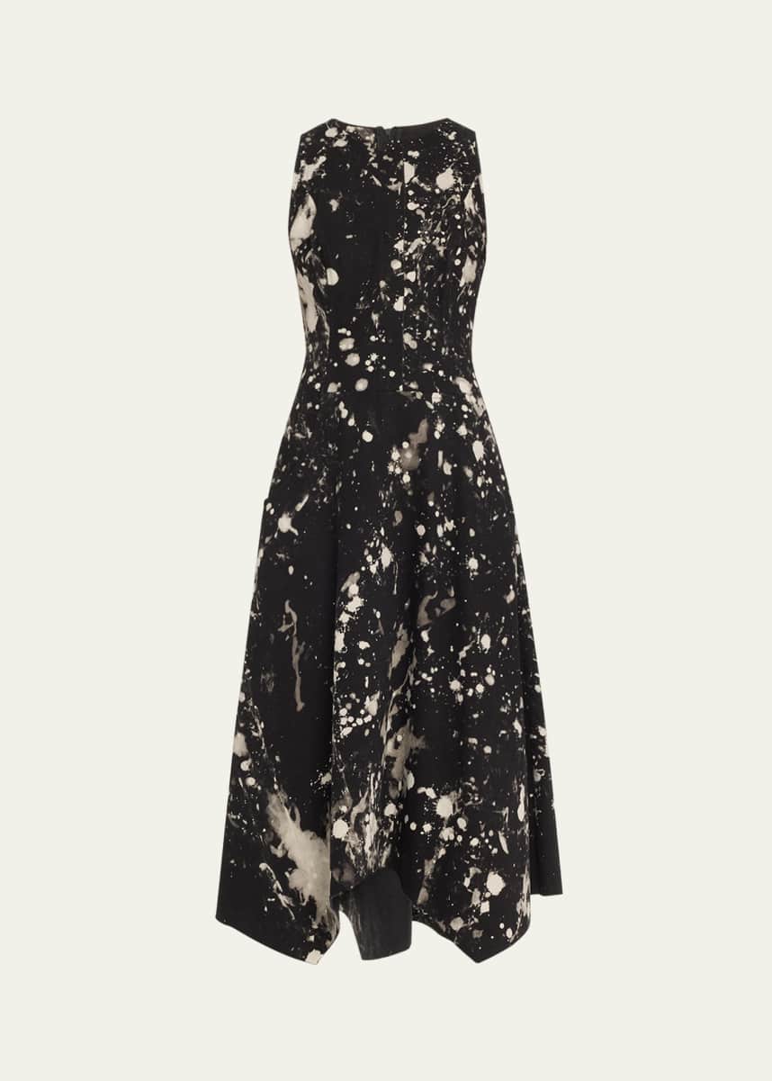 Jason Wu Collection Painters Twill Handkerchief Midi Dress