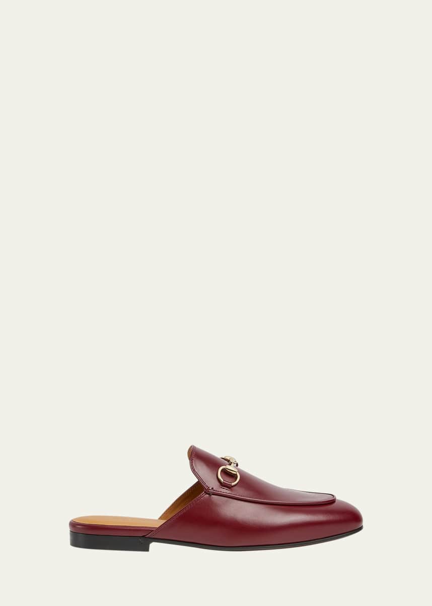 Gucci Princetown Leather Mules