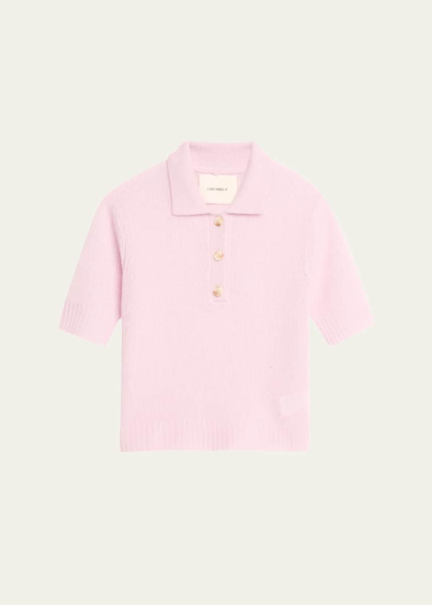 Lisa Yang Masy Cashmere Polo Sweater