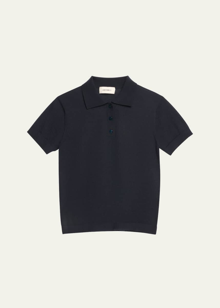 Lisa Yang Nai Cashmere Polo Top