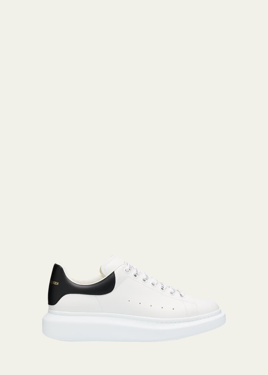 McQueen Men's Larry Leather Oversized Low-Top Sneakers