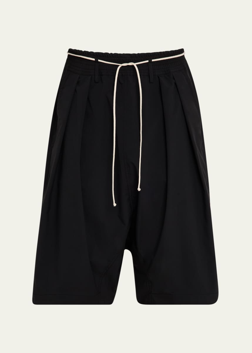 MORDECAI Men's Pleated Loose-Fit Shorts